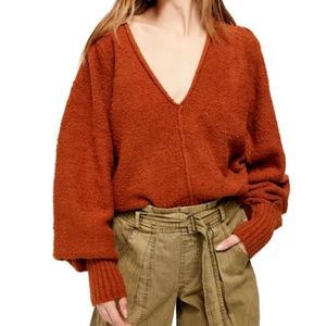 FREE PEOPLE reverie v-neck sweater
